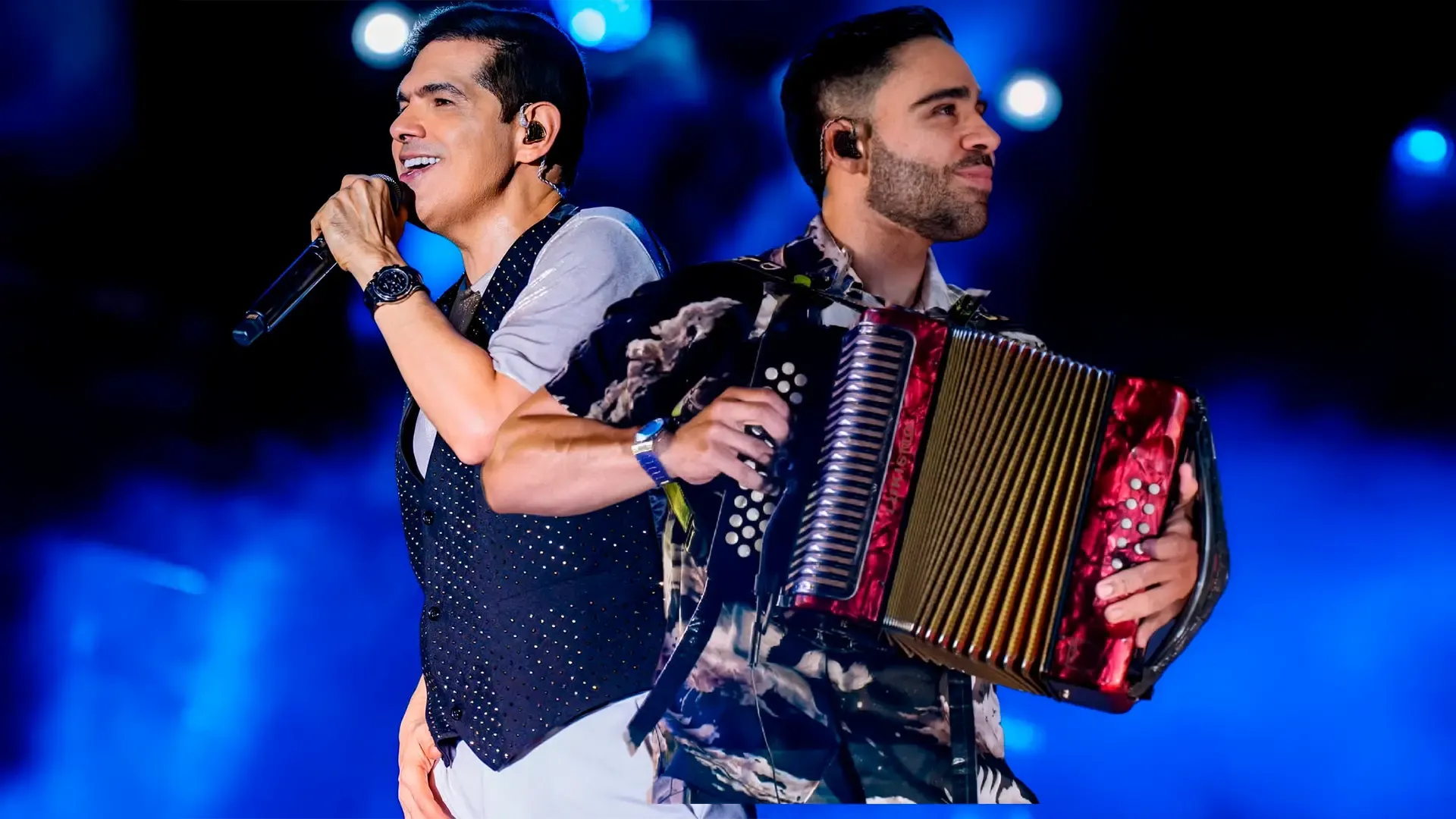 En la foto: Peter Manjarrés, Lucas Dangond