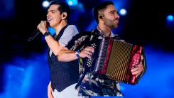 En la foto: Peter Manjarrés, Lucas Dangond