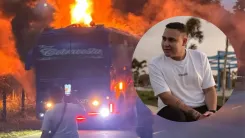 En la foto: Incendio